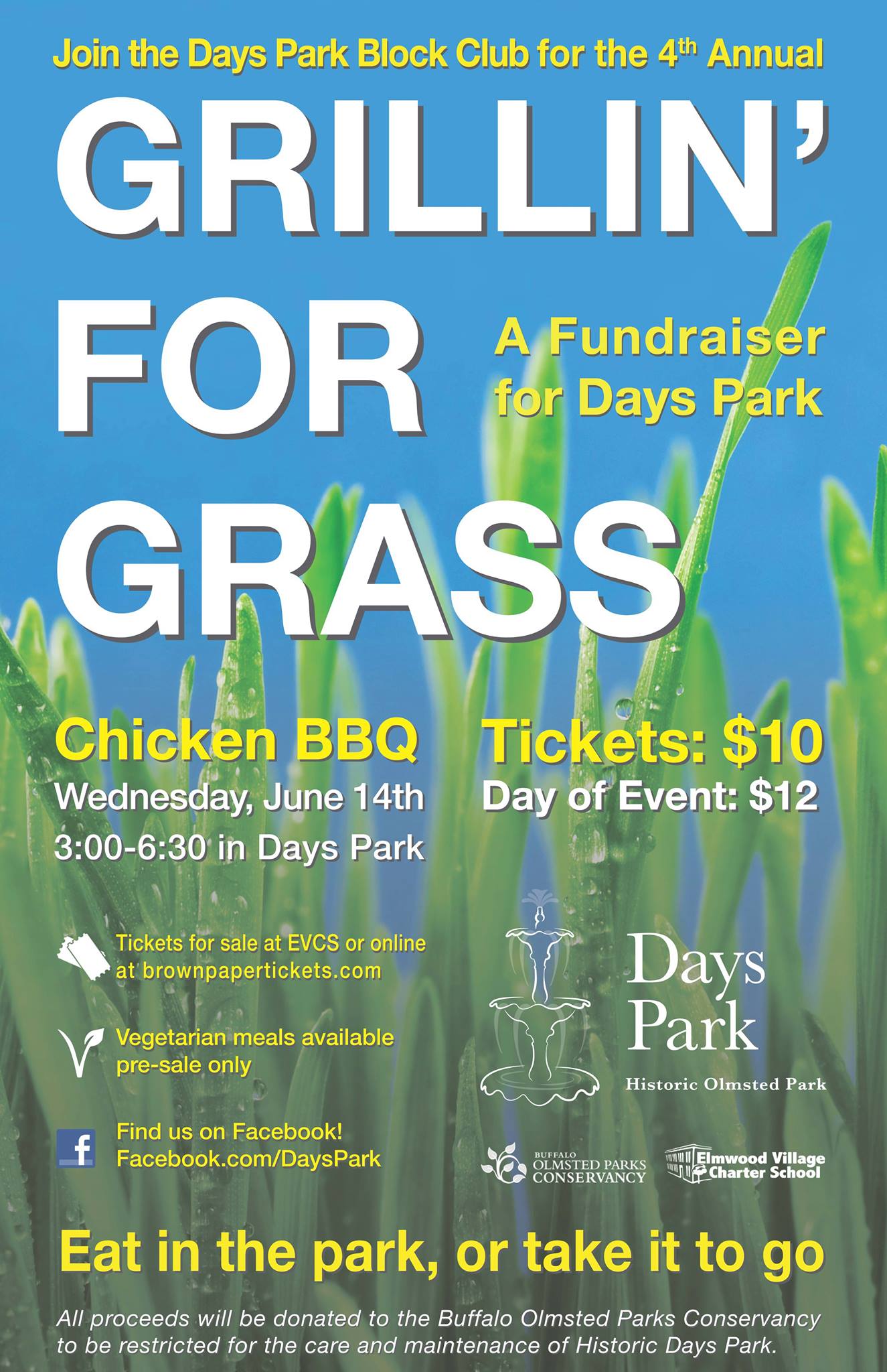 Grillin for Grass 2017 - June 14 @ Days Park
